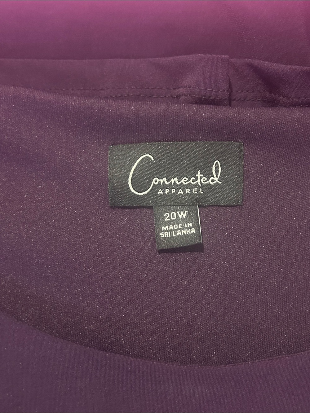 Connected Apparel Deep Purple Ruched Midi Dress - Picture 6 of 8